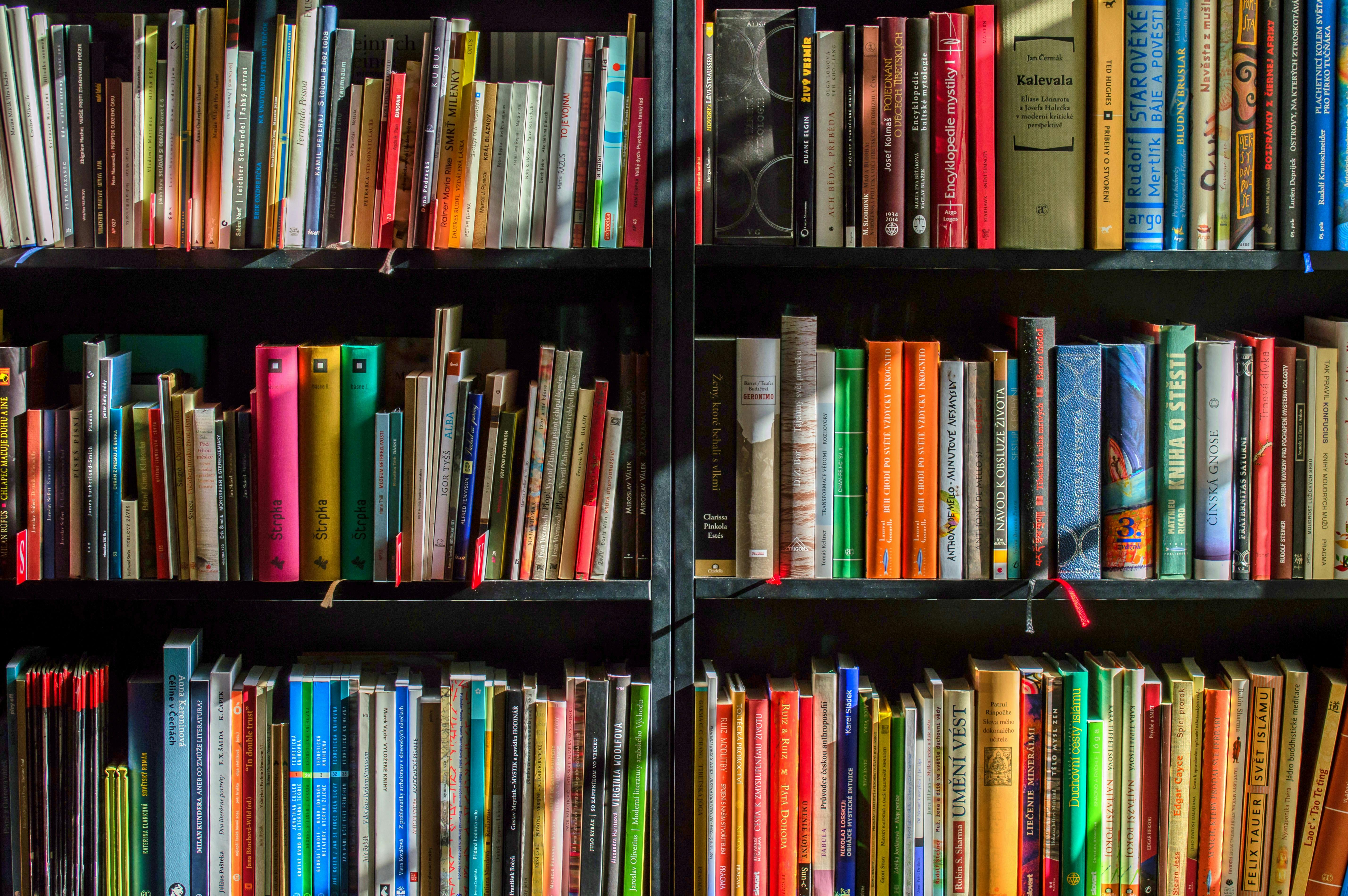 Estantería con libros